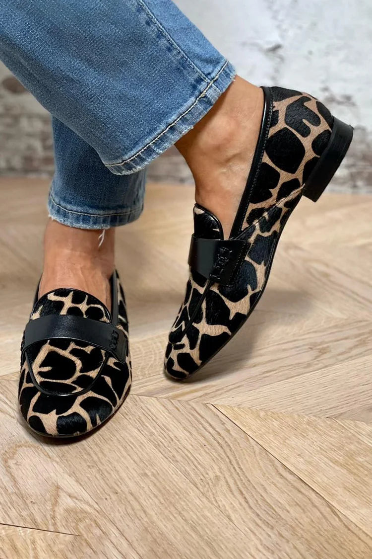 Kyra™ | Animal Print Loafers