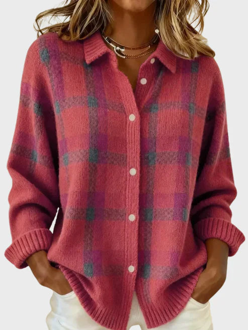 Bellatrixae | Retro Plaid Cardigan