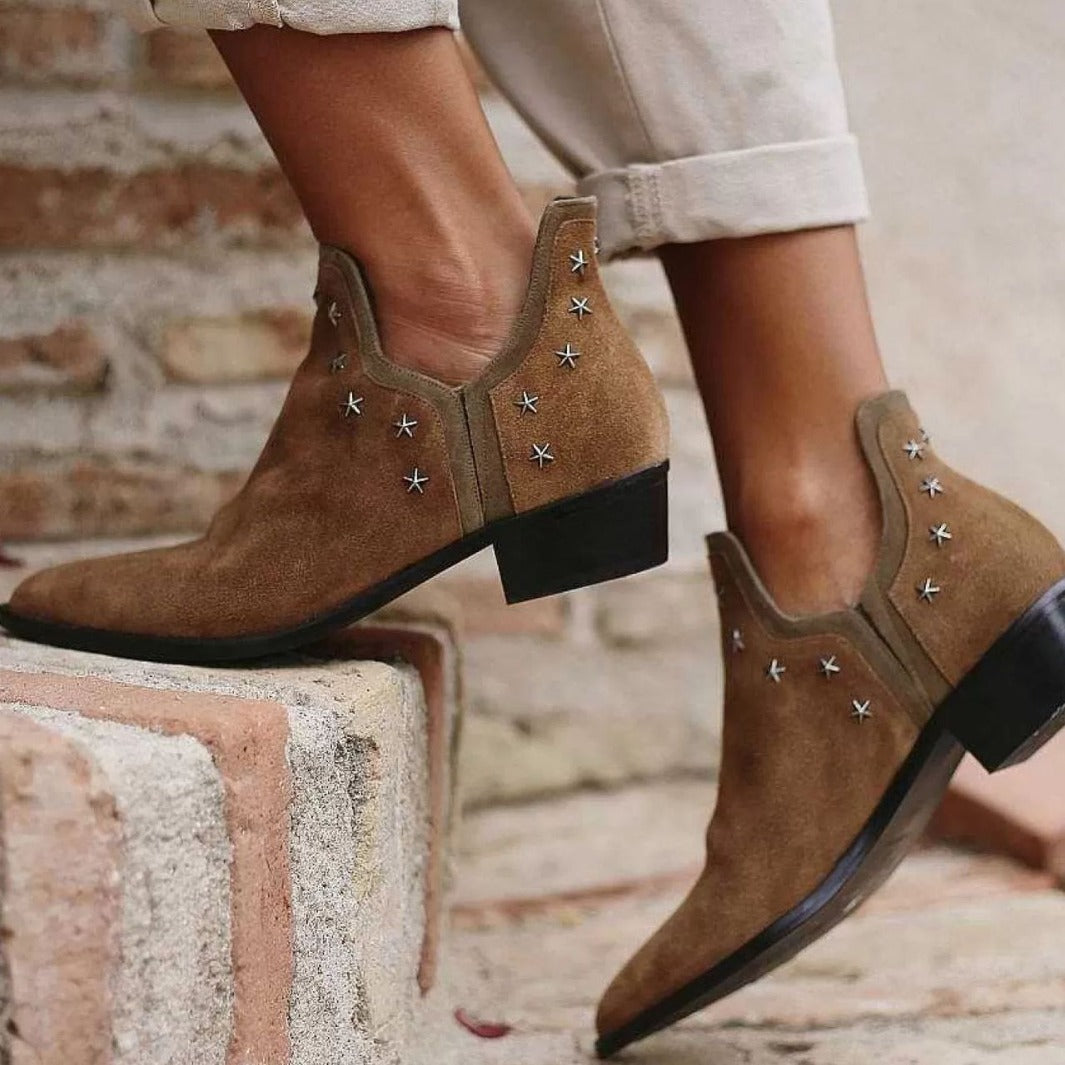 Nira™ | Studded Western Boots